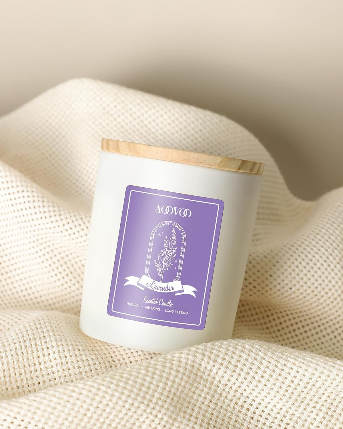 Lavender Scented Candles for Women - Aromatherapy Candle with Crystals Inside, 10Oz Soy Candles for Home Scented, Birthday Gifts Mothers Day Candle for Women Mom