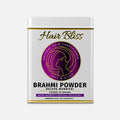 Polvo herbal de Brahmi Bacopa - Hair Bliss, acondicionador natural para cabello y piel, 12 sachets individuales (10 gm cada uno) con brocha y bandeja reutilizables incluidas