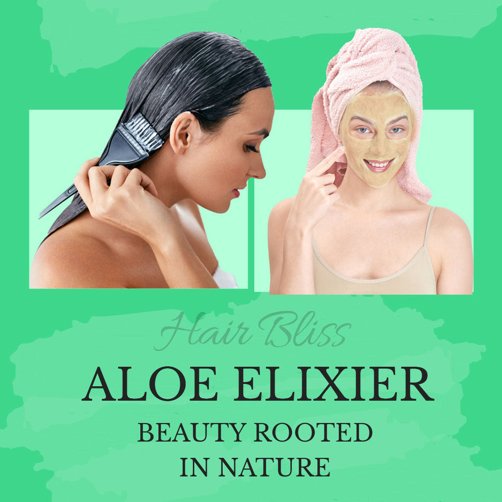 Acondicionador Natural de Aloe Vera - Hair Bliss en 12 Sachets Individuales (10 gm cada uno) con Cepillo y Bandeja Reutilizables incluidos
