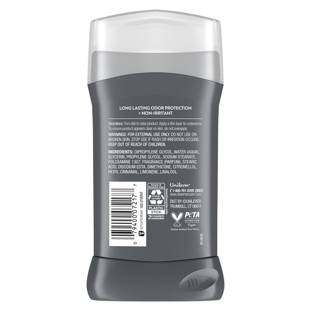 Deodorant Stick for Men Extra Fresh Aluminum Free with Moisturizing Cream, 3 Oz
