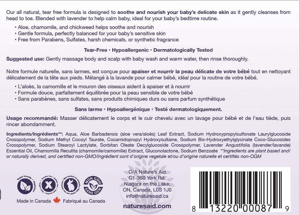 Champú y Jabón Natural para Bebé - Cuidado Suave y Seguro para Piel Sensible