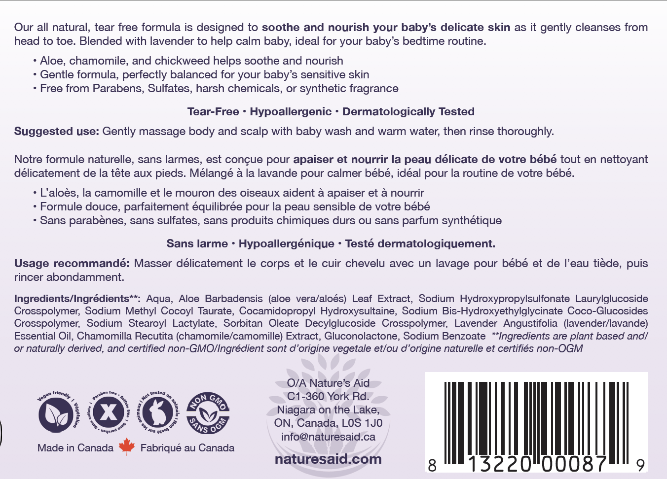 Champú y Jabón Natural para Bebé - Cuidado Suave y Seguro para Piel Sensible