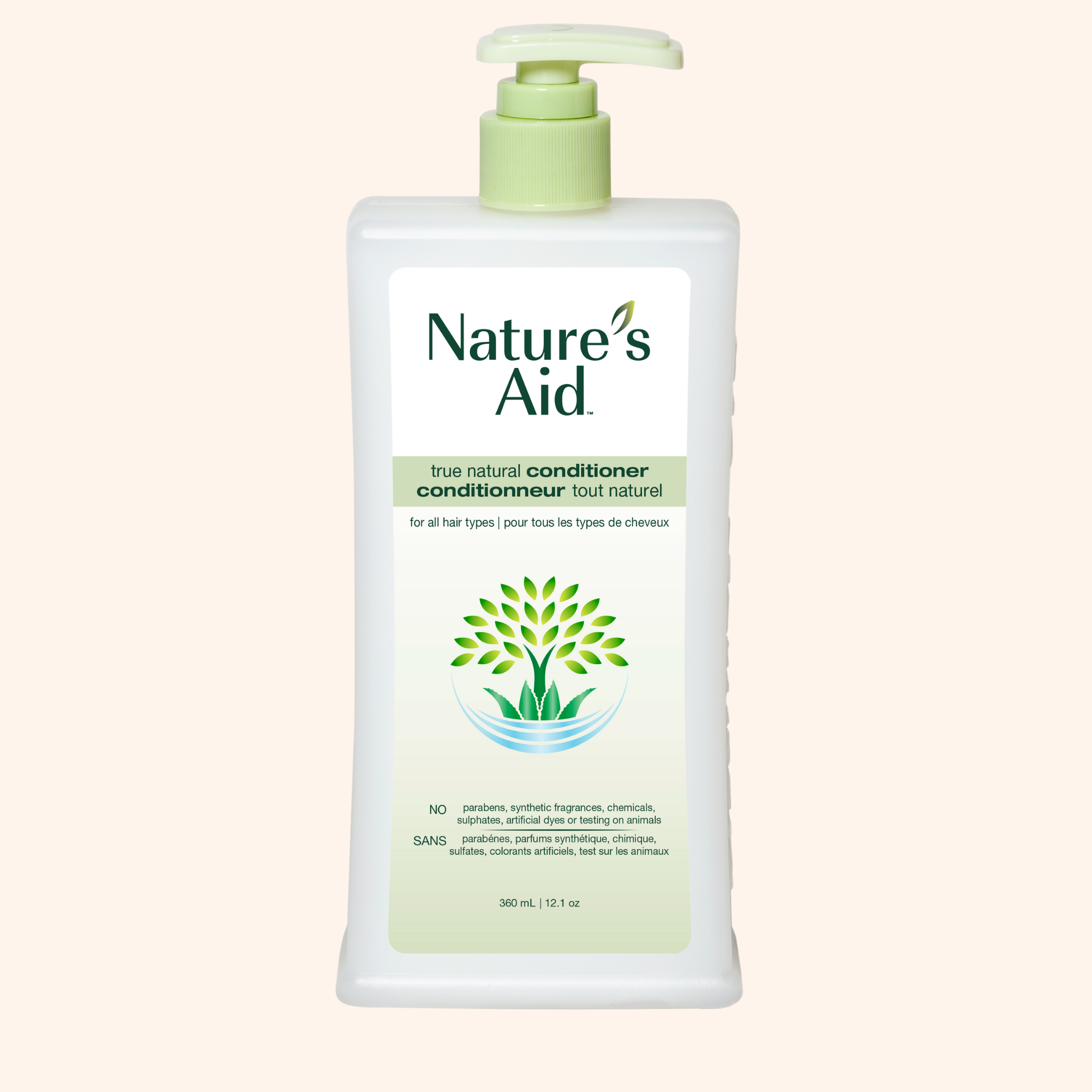 Acondicionador Natural Verdadero 360ml - Suaveza y Nutrientes para tu Cabello